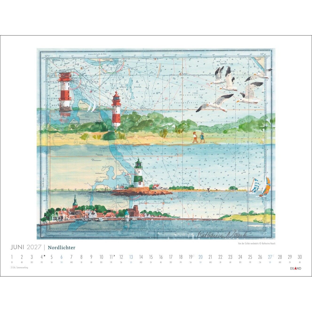 Nordlichter - See(h)karten - Kunst & Kultur Kalender-835