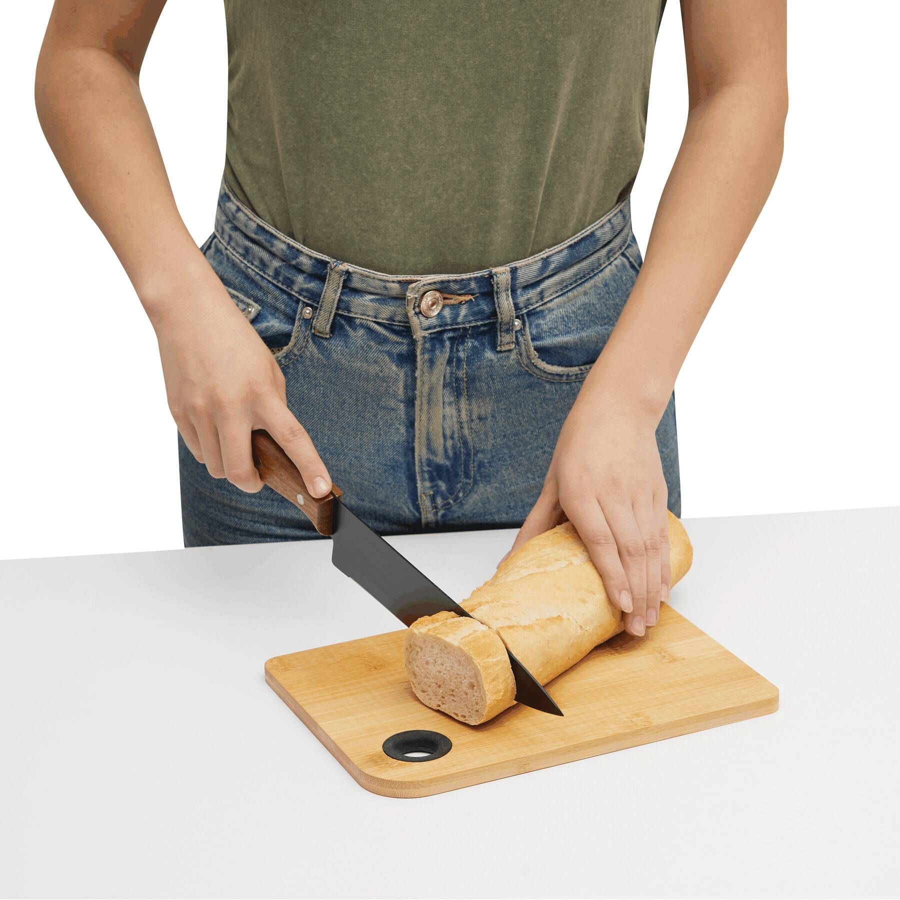 Schneidebrett BAMBOO KIT - braun-670