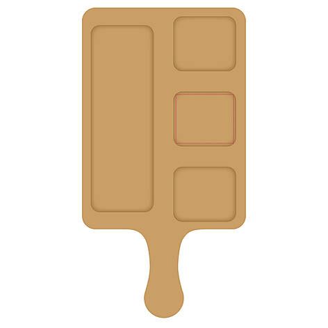 Veredelungsposition Servierbrett kleine Schale Mitte