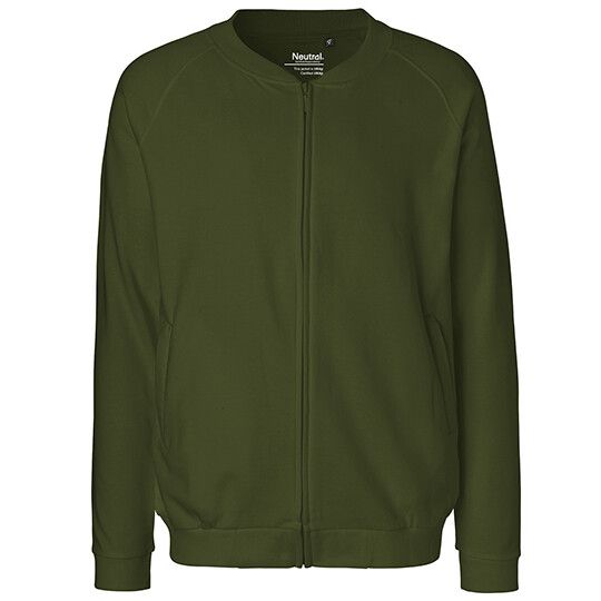 Unisex Jacket With Zip - military-959