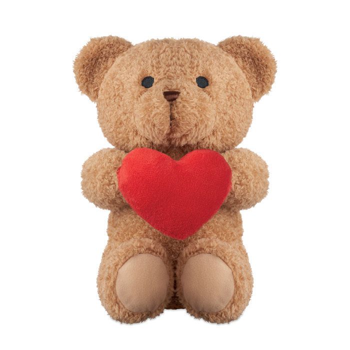 Teddybär mit Herz 23cm SNUGGLE - rot-476