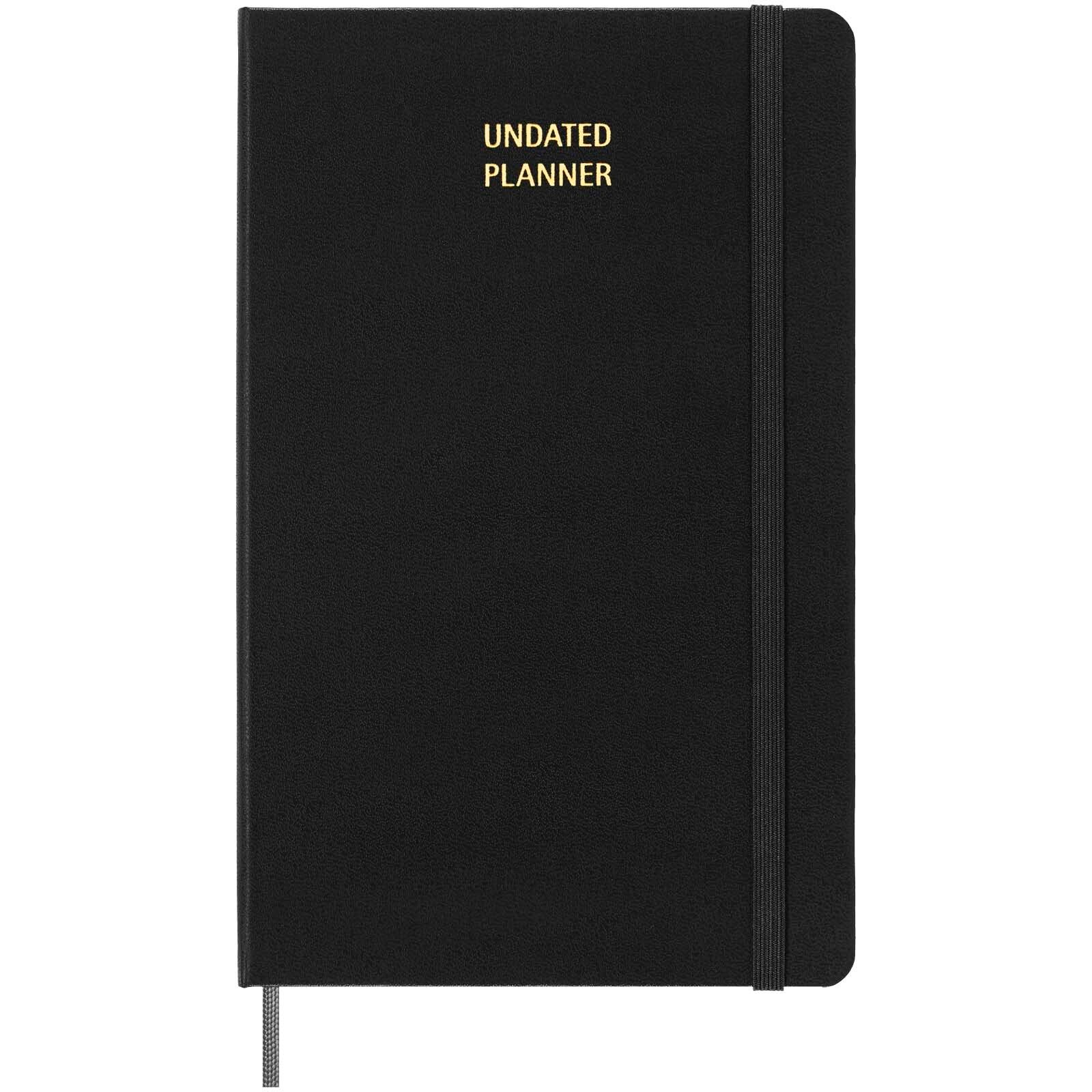 Moleskine Hardcover Wochenplaner L, undatiert - schwarz-775