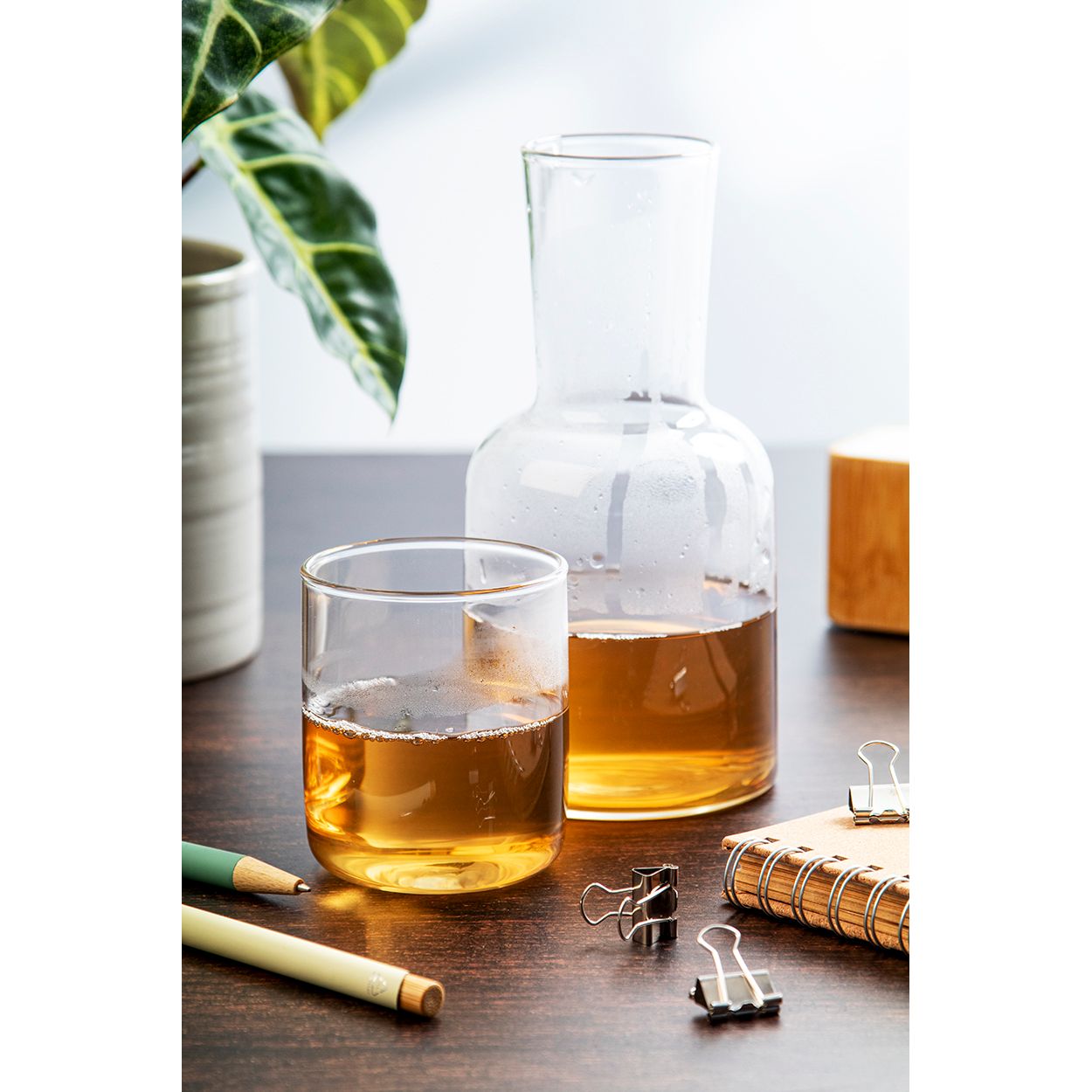 Palmer Getränkeset Karaffe und Glas - transparent-2