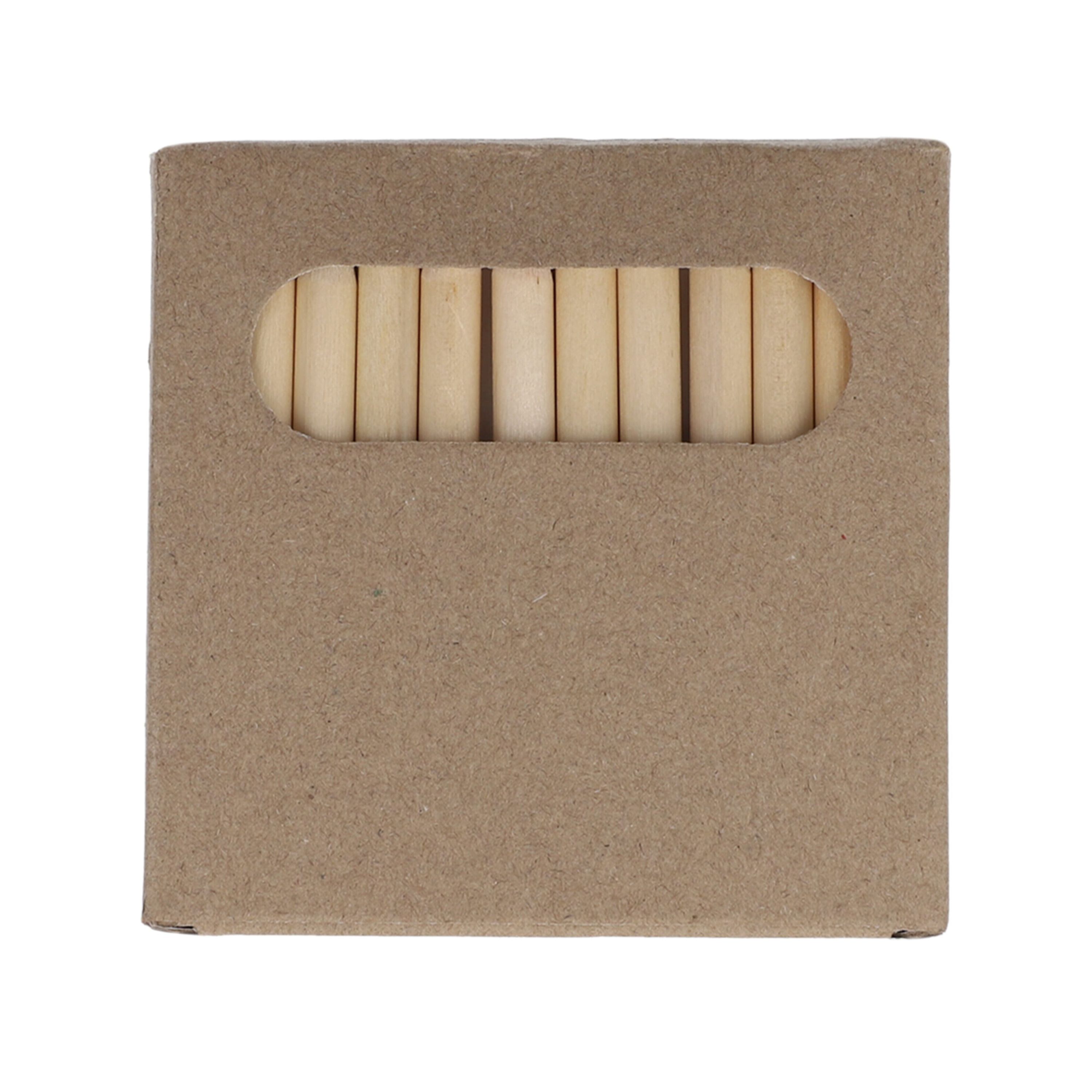 12 Buntstifte in Kraftbox - natur-864