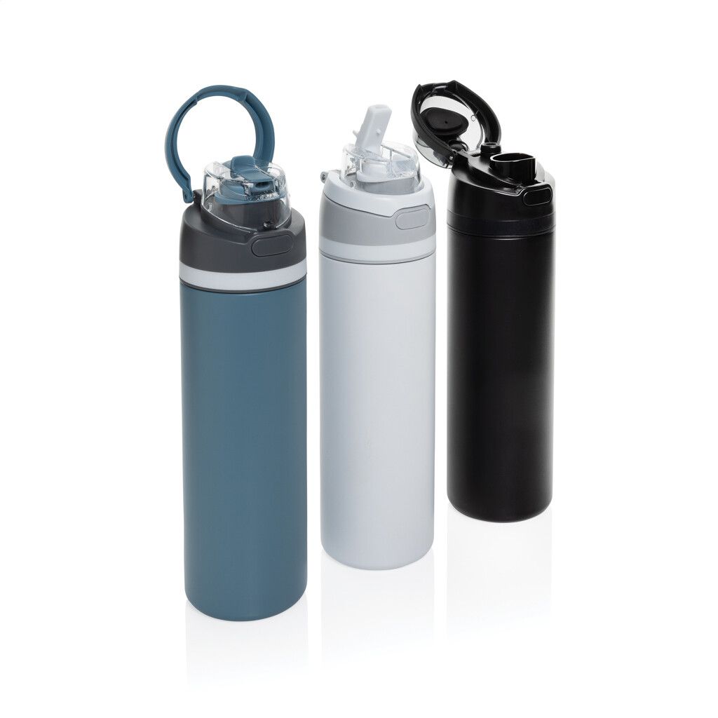 Omni Sip verschließbare Flasche aus RCS-reSteel, 720ml - schwarz-728