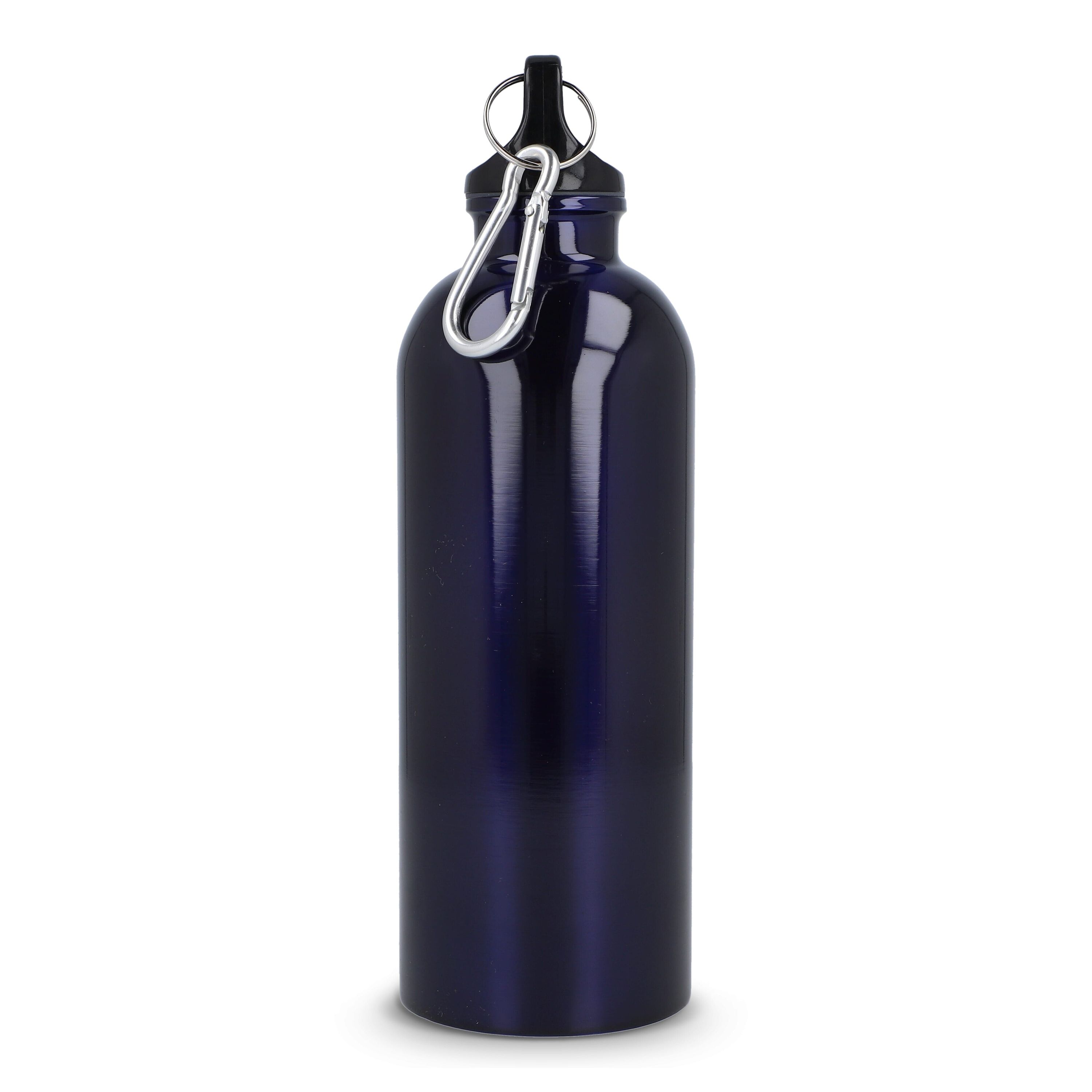 R-Edelstahl einwandige Flasche mit Karabiner 500 ml - dunkelblau-167