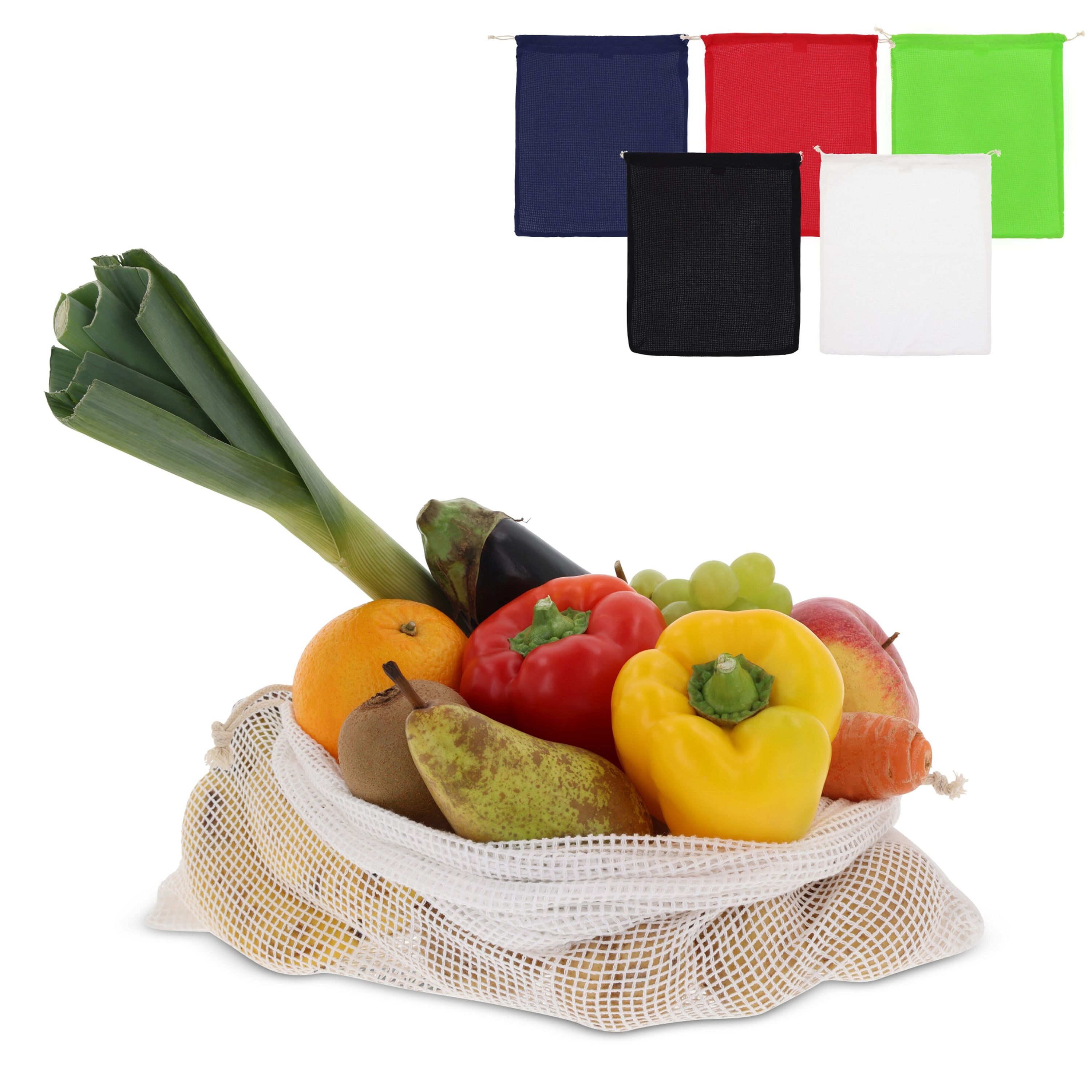 Wiederverwendbare Lebensmitteltasche OEKO-TEX® Baumwolle 40x45cm - weiss-263