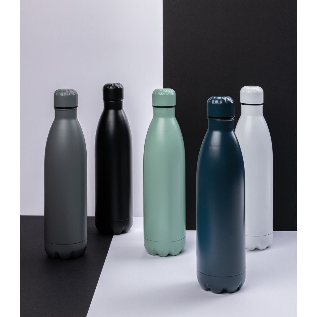 Solid Color Vakuum Stainless-Steel Flasche 750ml - grün-461