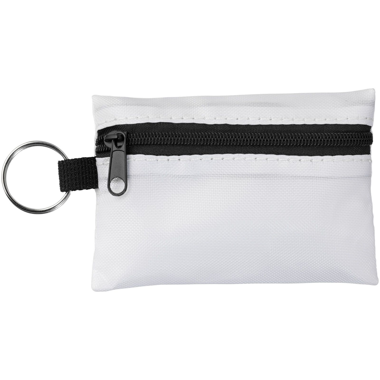 Valdemar 16-teilige Erste-Hilfe-Tasche mit Schlüsselanhänger - weiss-25