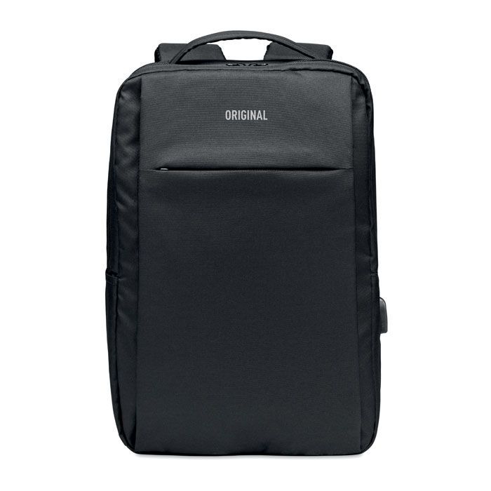 Laptop Rucksack 300D RPET SEOUL - schwarz-642