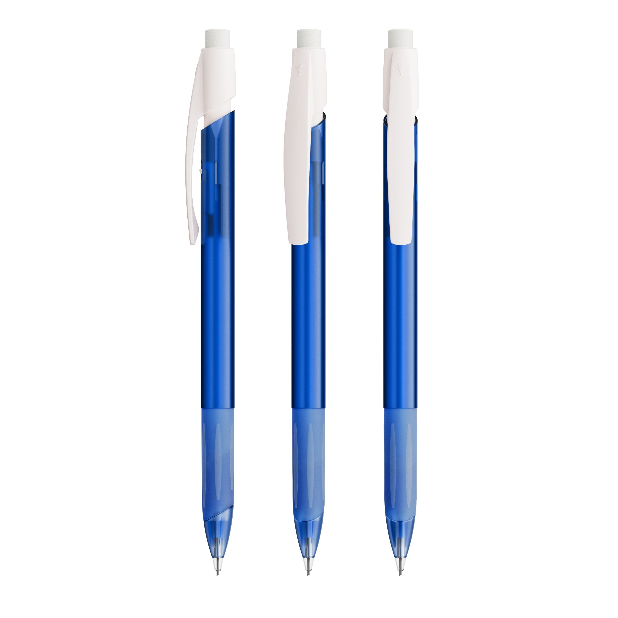 BIC® Media Clic Grip Druckbleistift - gefrostetes dunkelblau - gefrostetes weiß-787