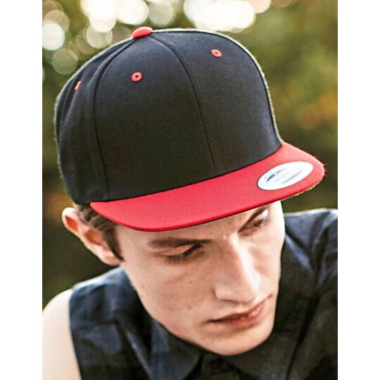 Classic Snapback 2-Tone - heather grey - royal-616