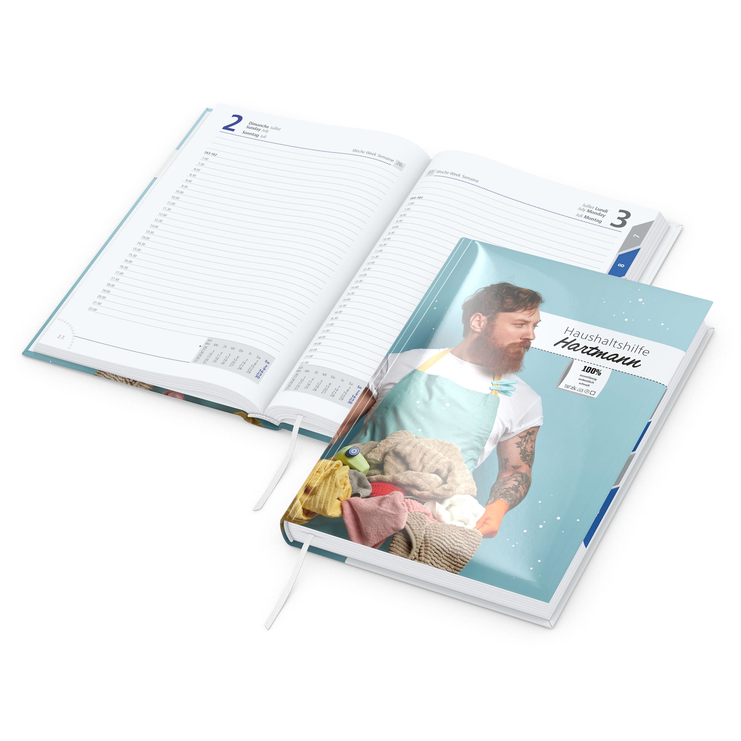 Tageskalender Manager Monatsregister, matt-62