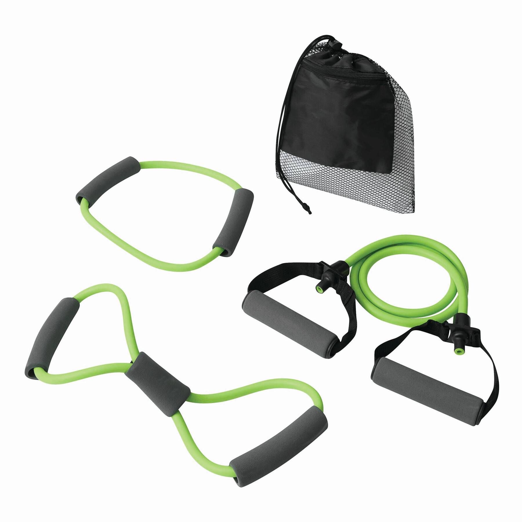 Fitnessbänder-Set SPORTS SPIRITS - grün - schwarz-877