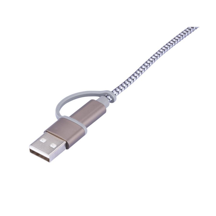 Troika Ladekabel Troika DREIZACK - grau-942