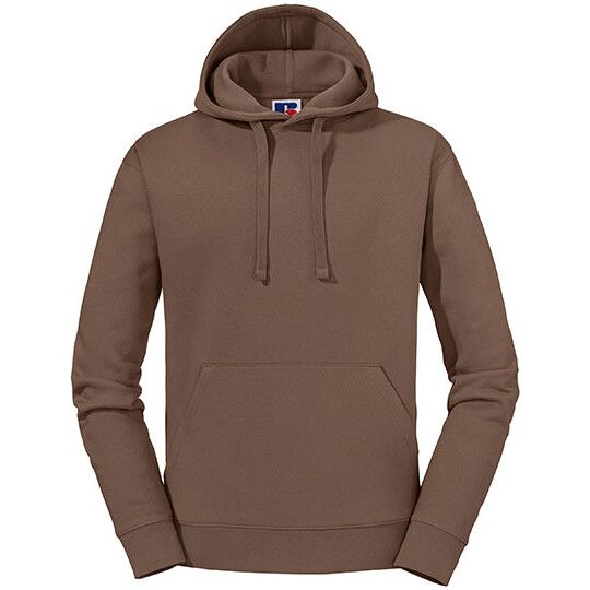 Men's Authentic Hooded Sweat - mocha - XS-815