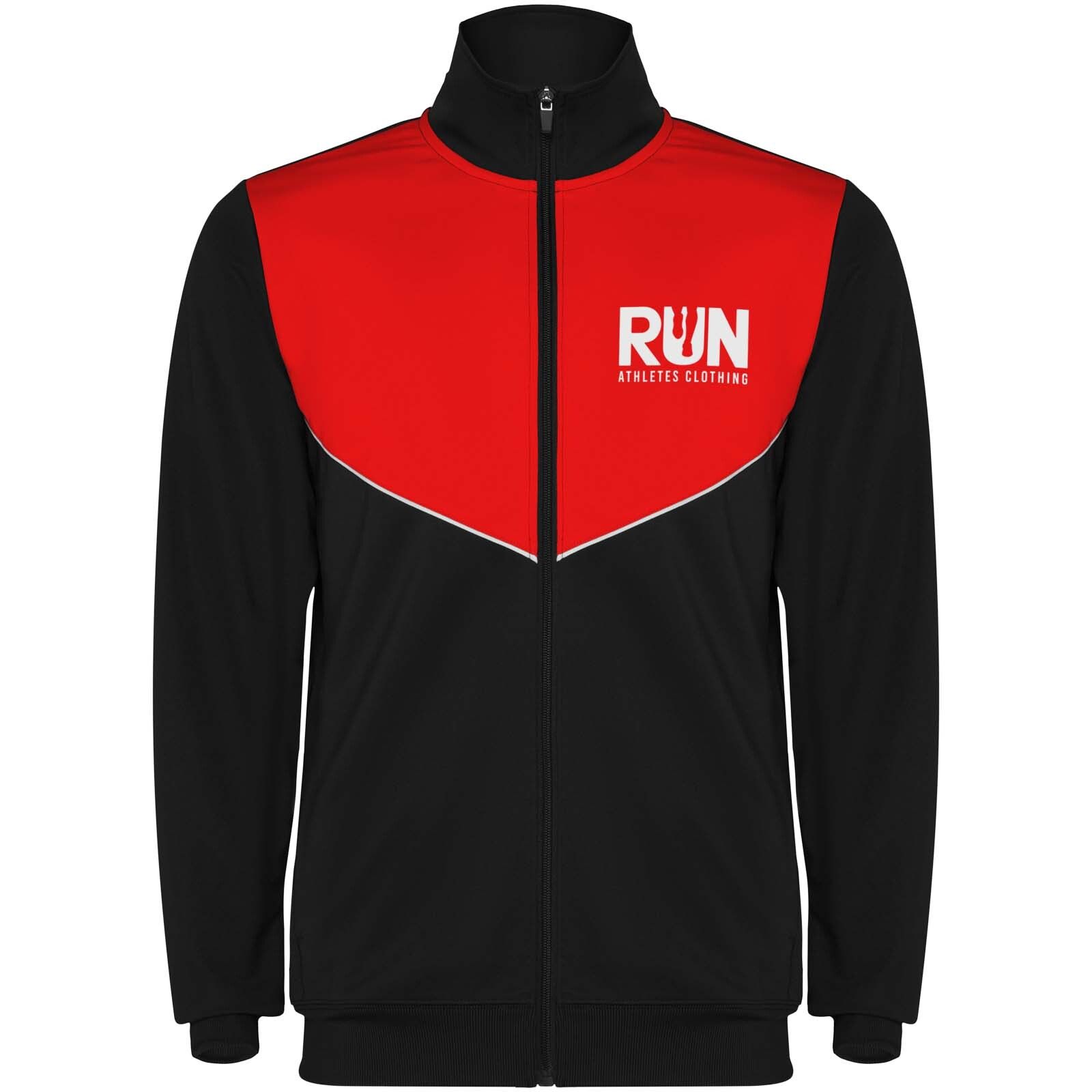 Evans Trainingsanzug   - schwarz -  rot - S-405