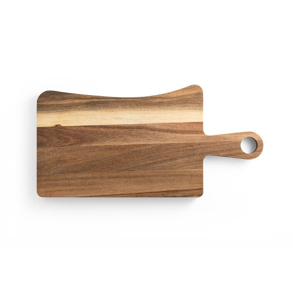 CASSIA Käsebrett aus Akazienholz mit Griff, FSC™-zertifiziertes Material - natur - dunkel-143