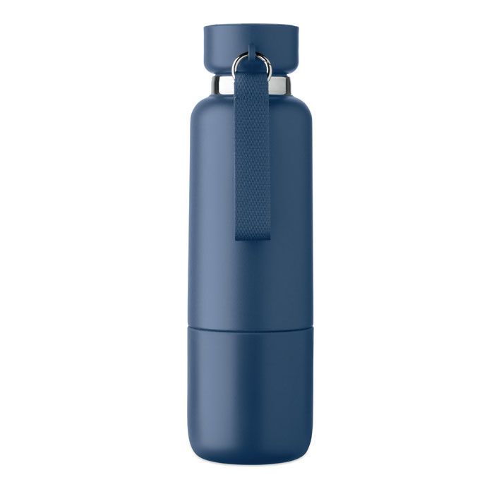 Doppelwandige Flasche 500ml NOEKA - marineblau-371