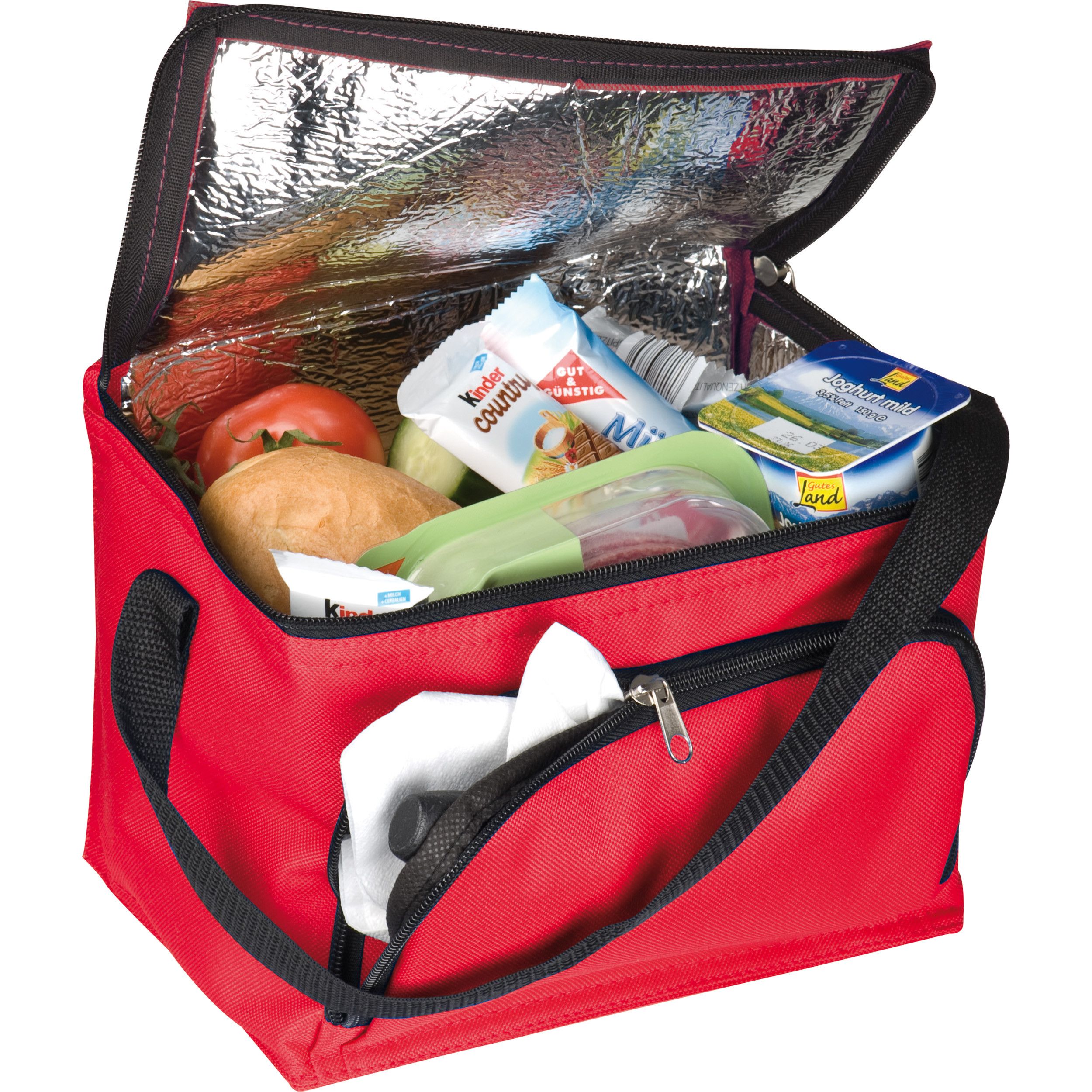 Kühltasche aus Polyester - rot-743