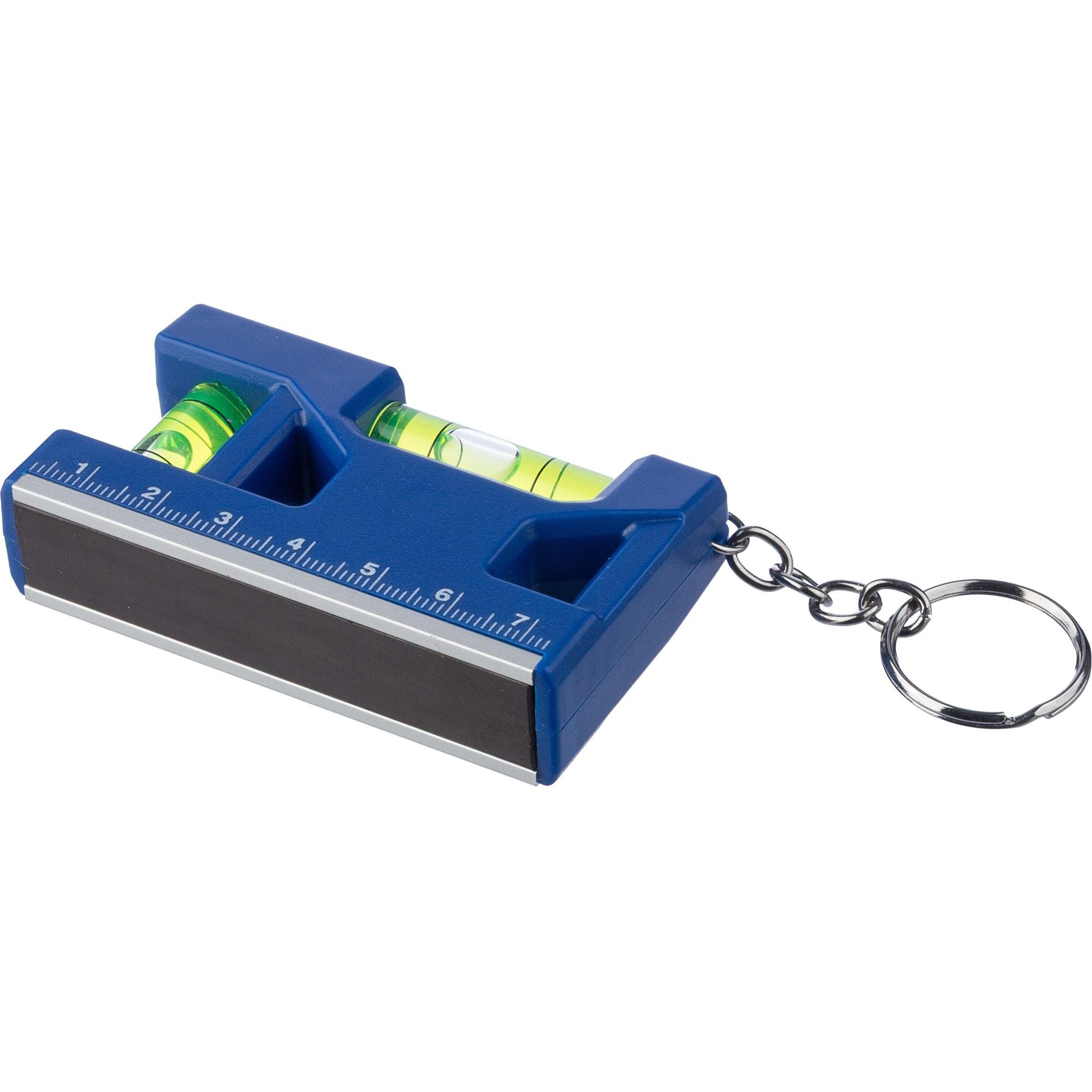 Schlüsselanhänger Wasserwaage Indira aus recyceltem ABS - weiß-146