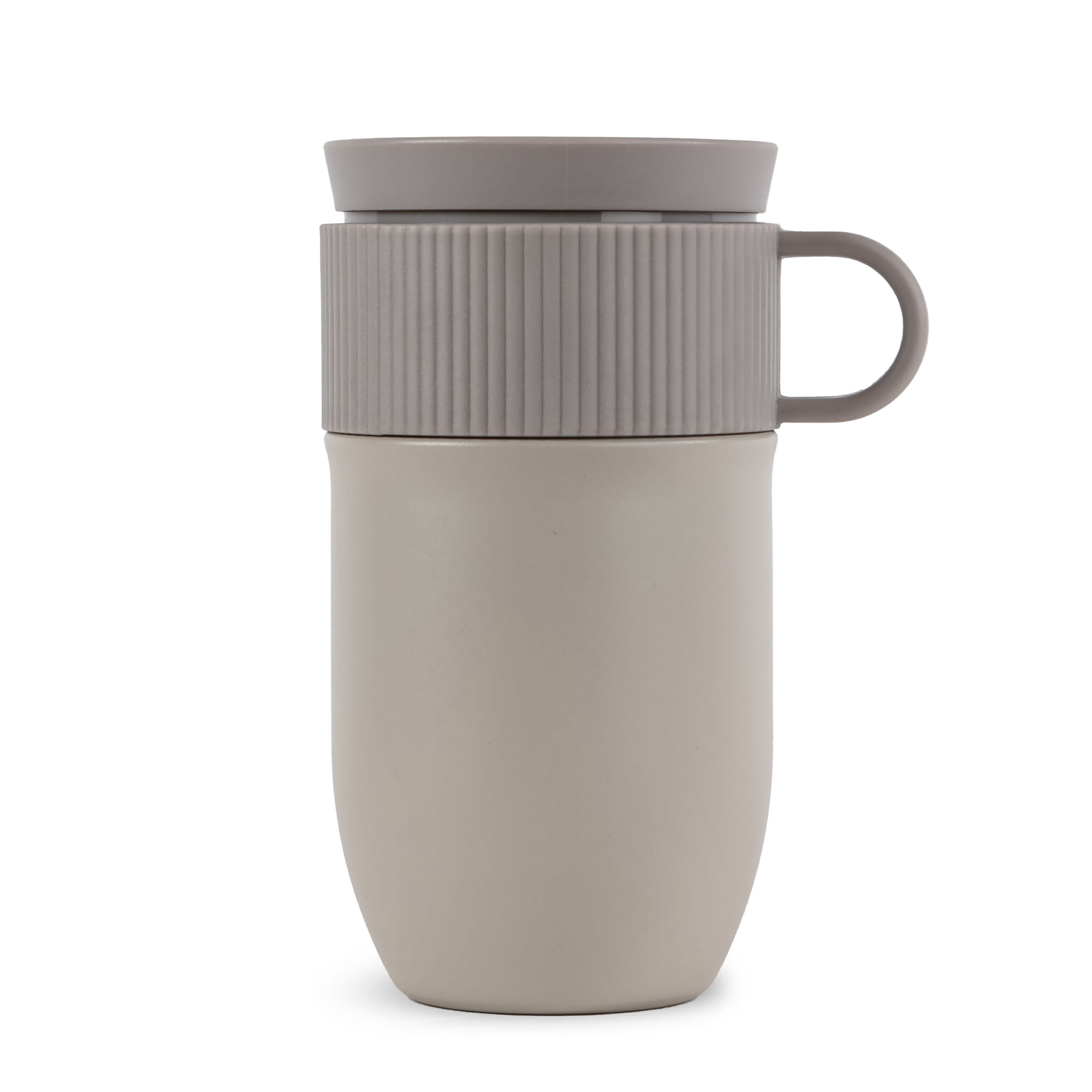 Sagaform Ted isolierter Becher, 280ml auslaufsicher und spülmaschinenfest - beige-805