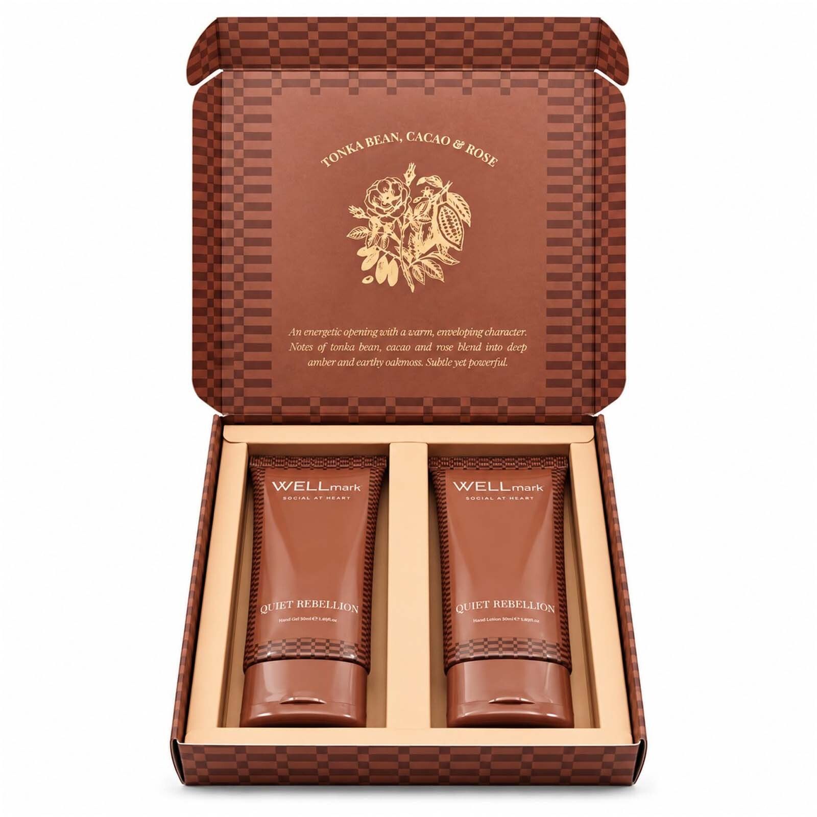 Wellmark Quite Rebellion 70 ml Handwaschgel und 70 ml Handlotion Set - maroon rot-56