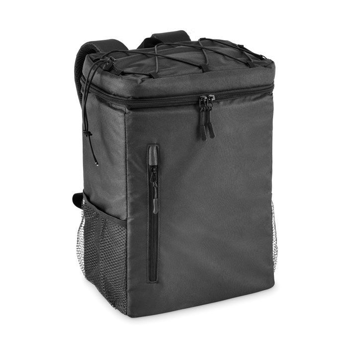 Kühlrucksack 600D RPET MAFRIO - schwarz-290