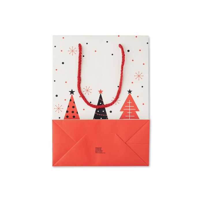Geschenkpapiertüte, medium BOSSA MEDIUM - weiß-101