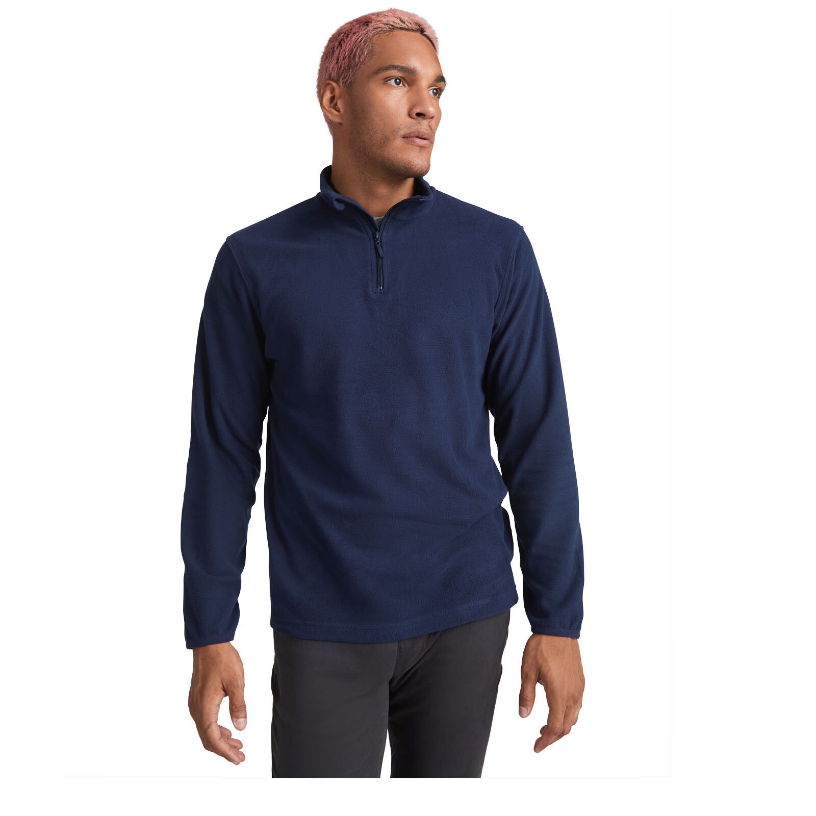 Himalaya 1/4 Zip - Fleecepullover für Herren - rot - M-279