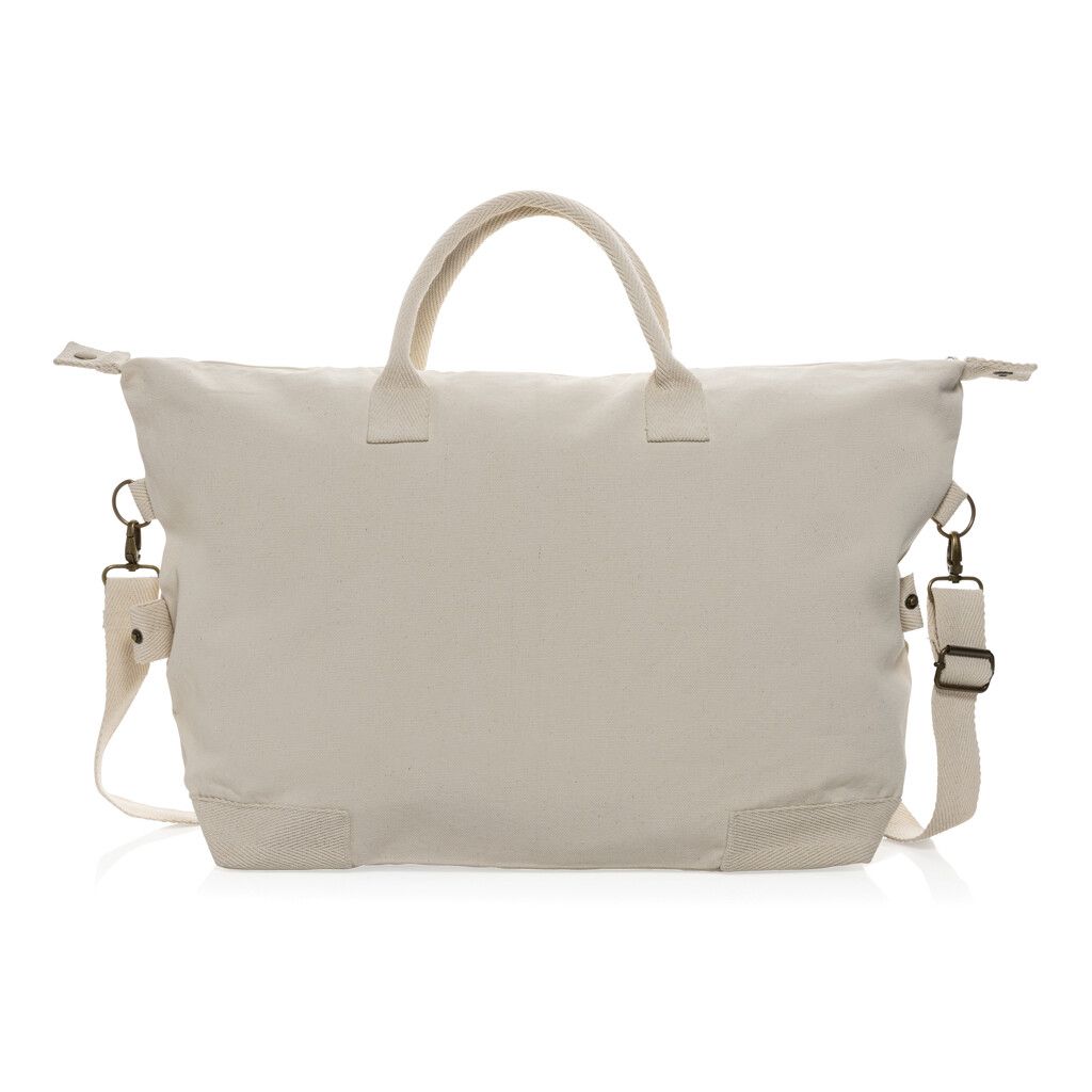Kezar AWARE™ 500g/m² Wochenendtasche aus recyceltem Canvas - off white-616