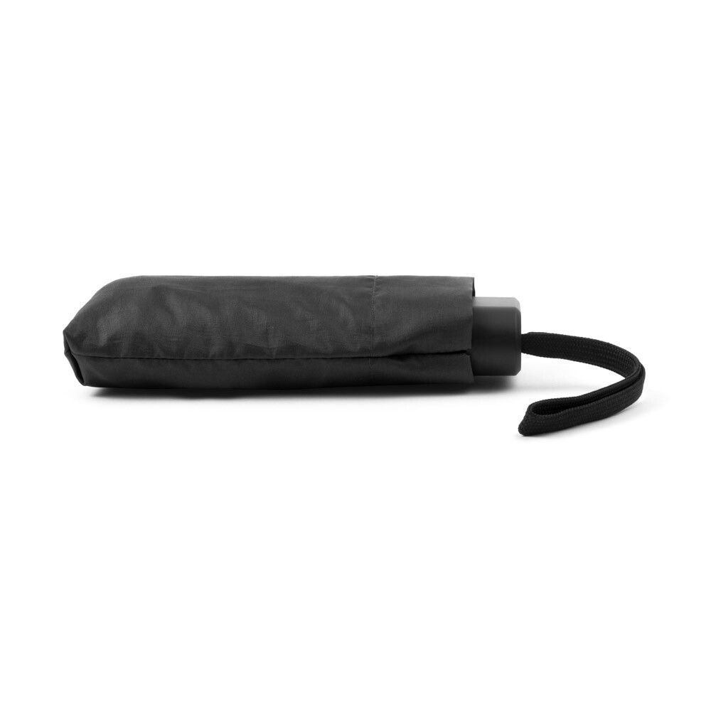 EMMA Kompakter 19-Zoll-Mini-Regenschirm aus Pongee 190T - schwarz-719