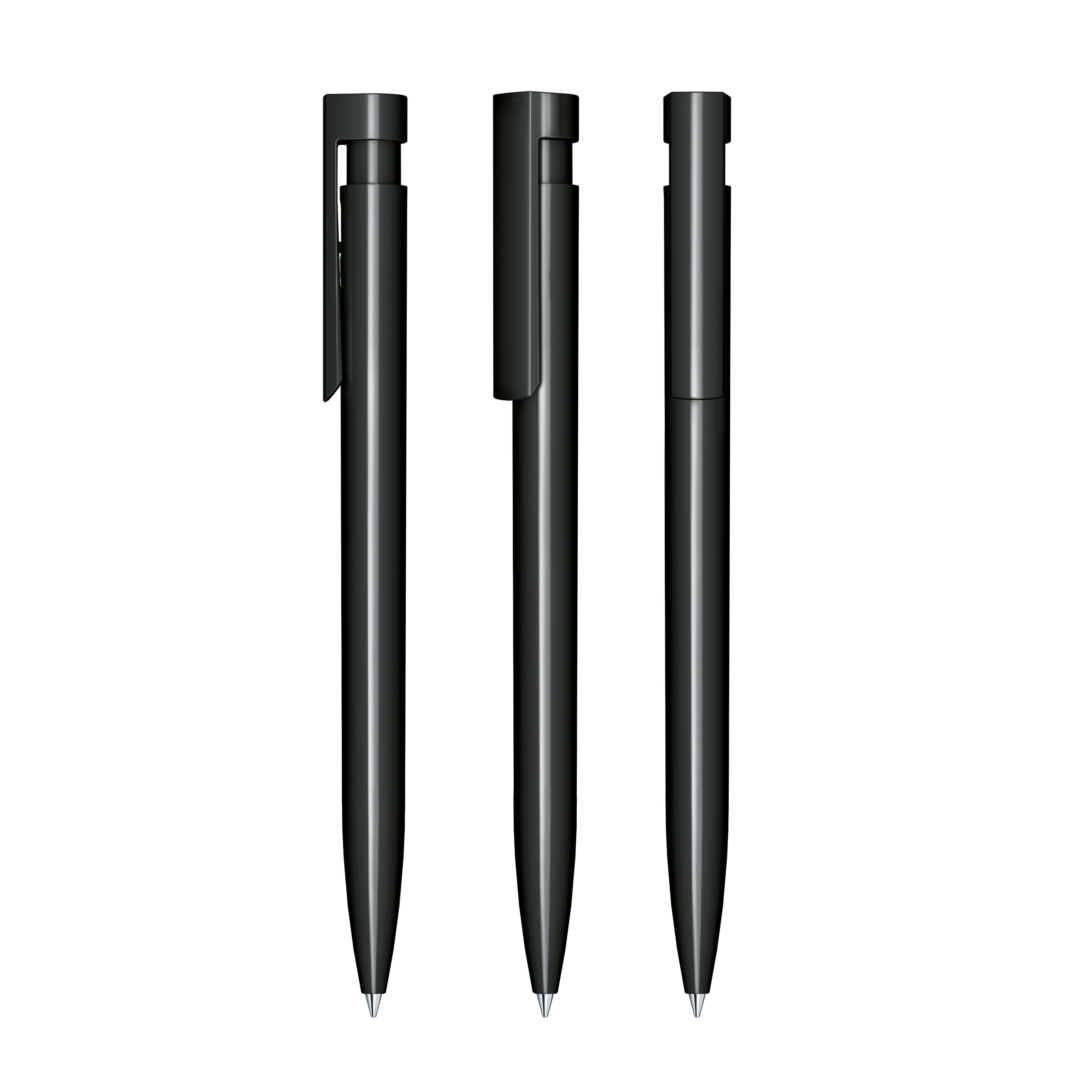 Liberty Polished Druckkugelschreiber - schwarz-370