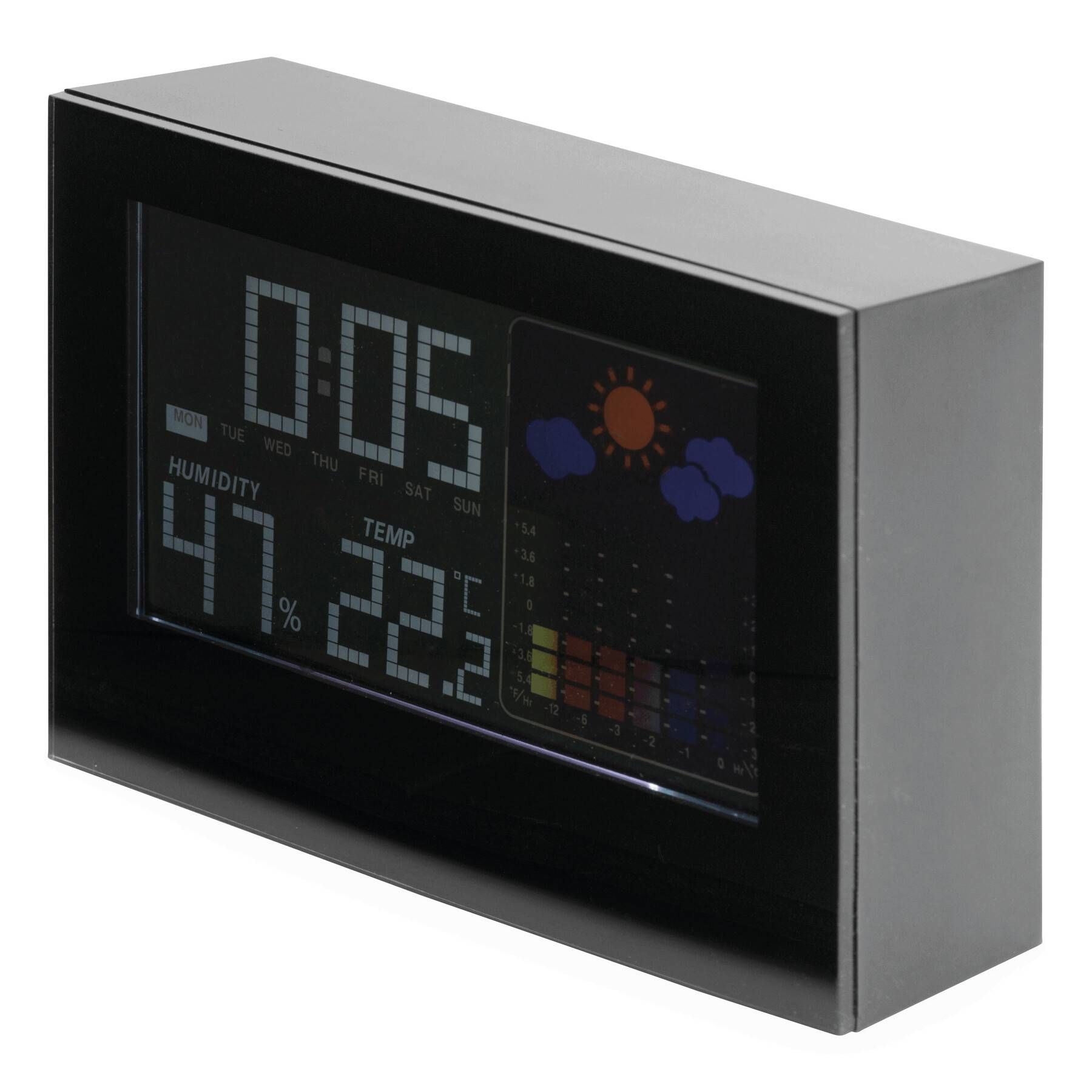 Tischuhr COLOUR - schwarz-762