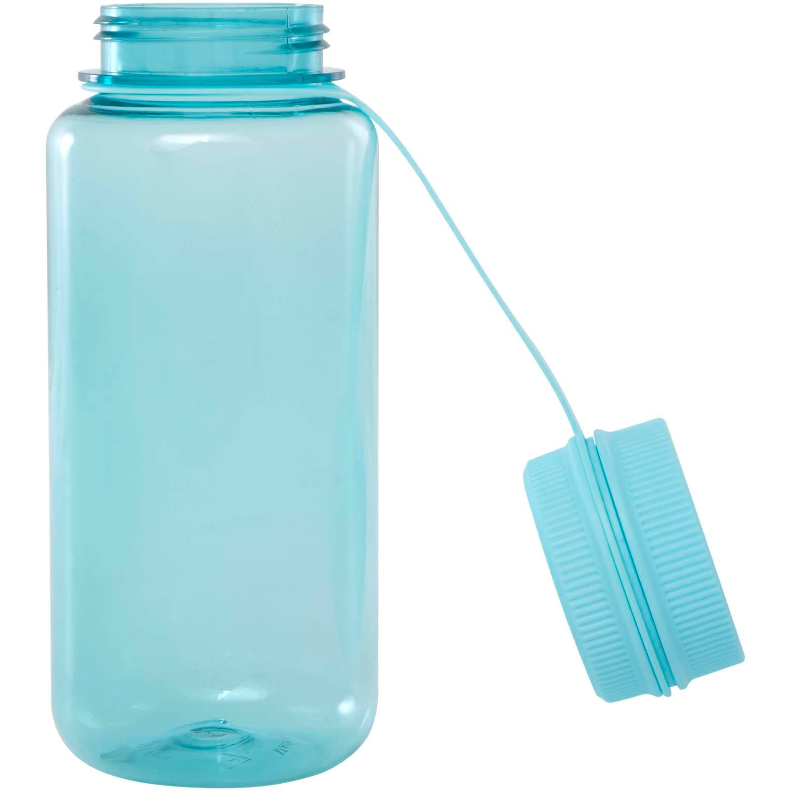 Ryder 900 ml RCS-zertifizierte RPET-Sportflasche mit Multifunktionsdeckel  - türkis-517