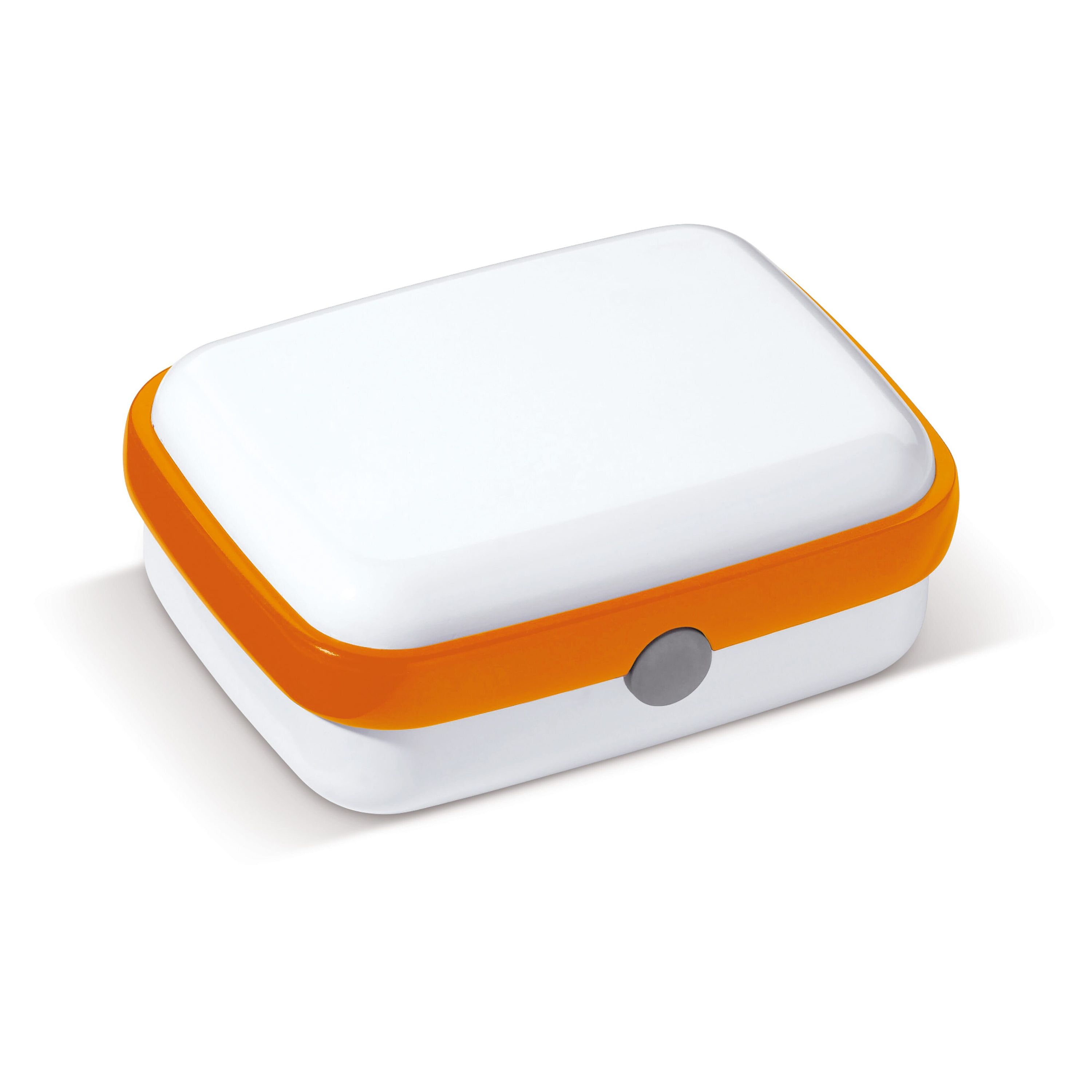 Brotdose Fresh 1000ml - weiss  -  orange-299