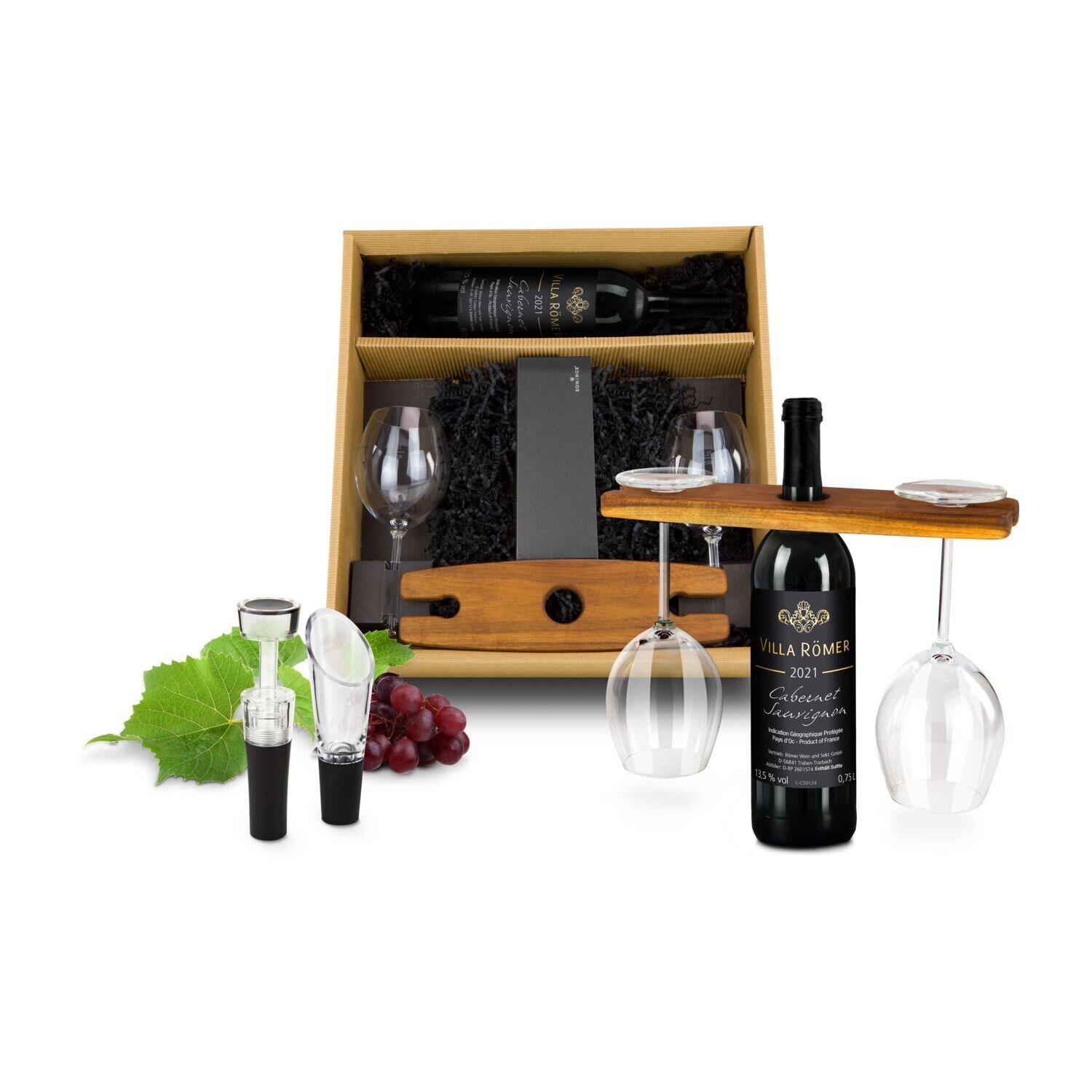 Geschenkset Rotwein Deluxe-200