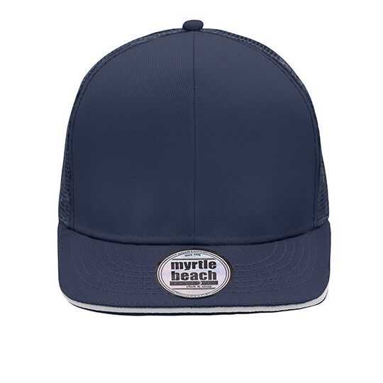 Pro Cap Mesh 6 Panel - navy - white-545