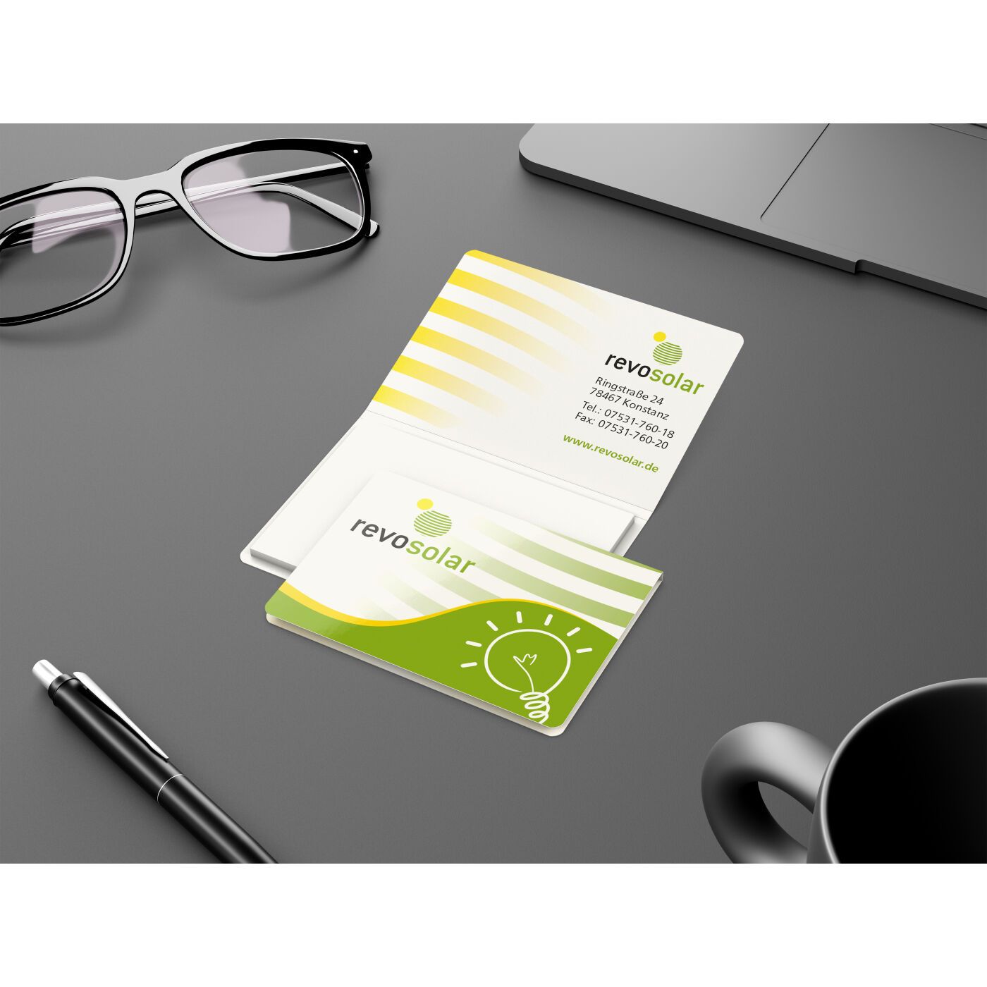 Haftnotizblock Memo-Card RECYCLING-140