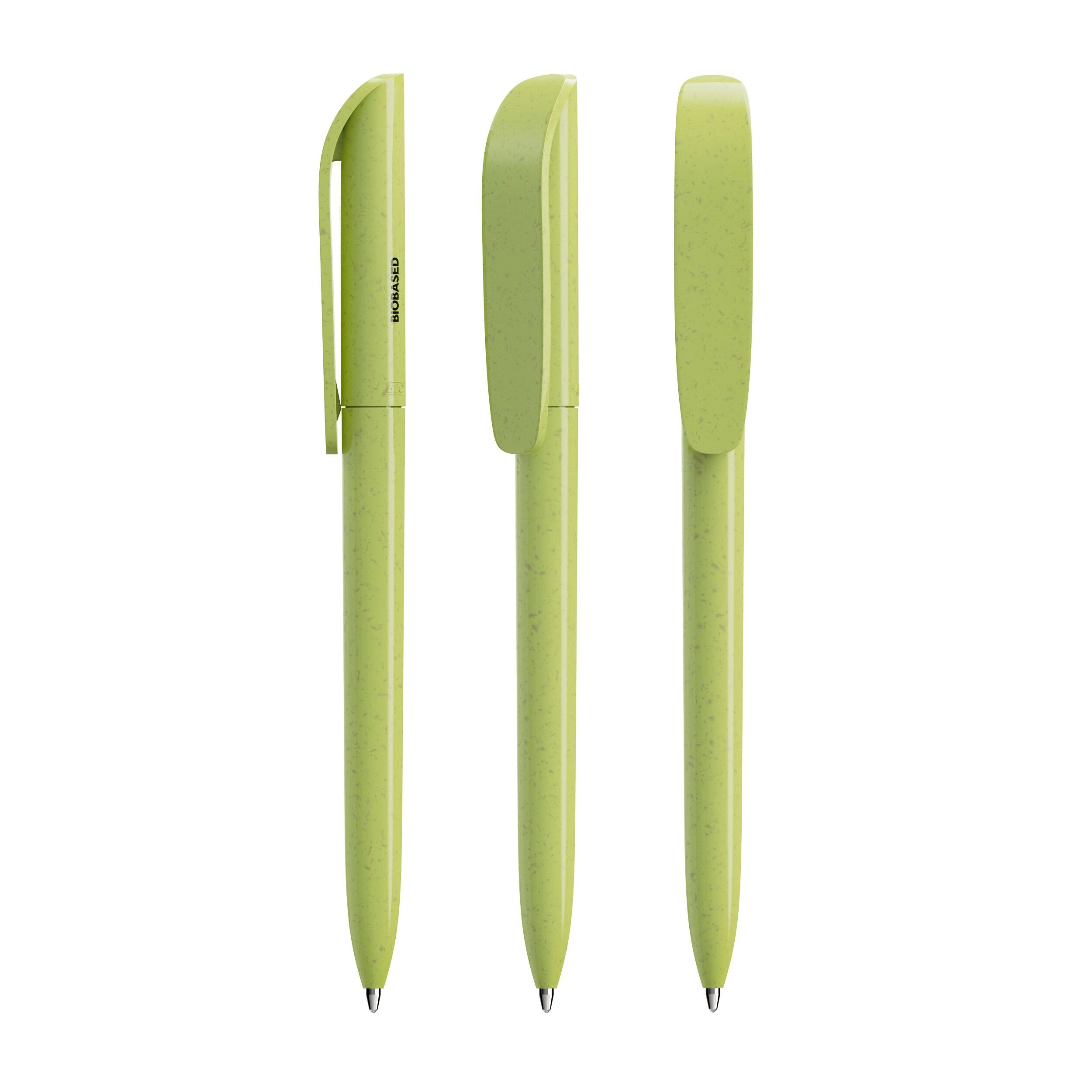 BIC® Super Clip Origin, Mine schwarz - grasgrün-483
