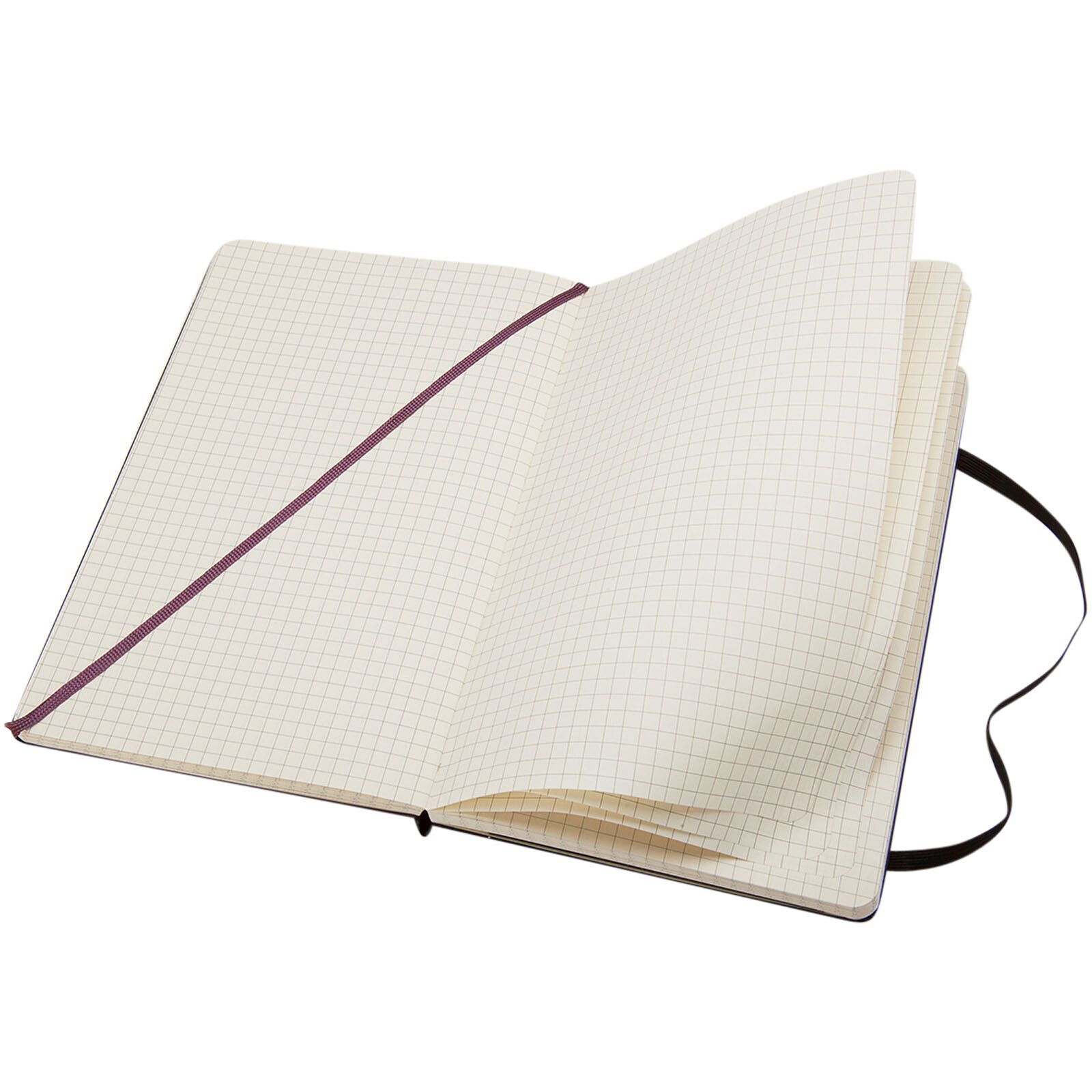 Moleskine Classic Hardcover Notizbuch L – kariert - schwarz-625