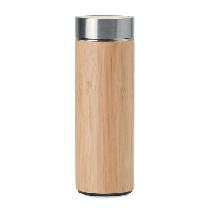 Doppelwandige Trinkflasche BATUMI - holz-378