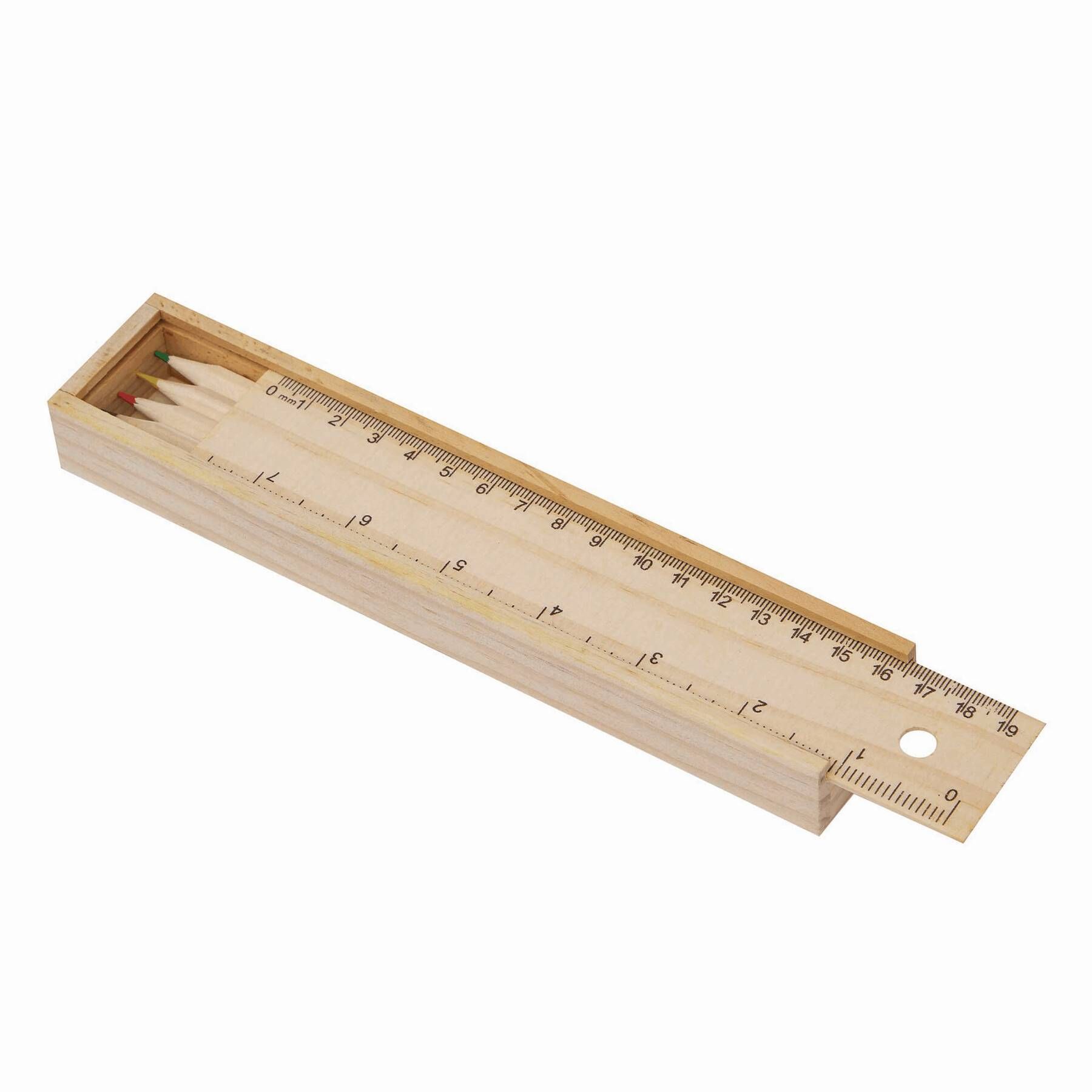 Naturholz-Buntstifte STRAIGHT - holz-780
