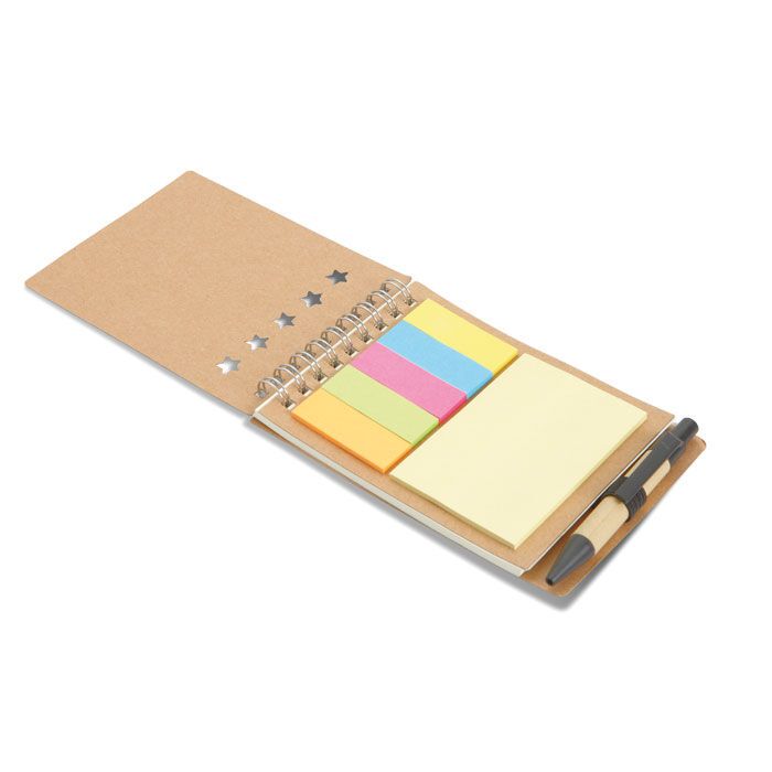 Notizbuch mit Klebezetteln MULTIBOOK - beige-197