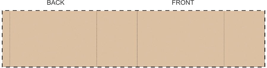Veredelungsposition Maßgefertigte Kraft-Papierbanderole