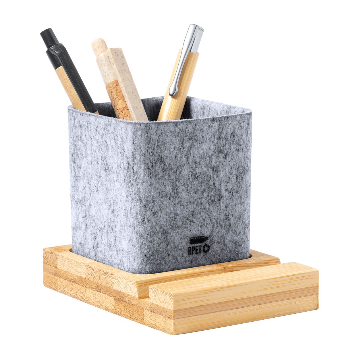 Schreibtisch-Organizer Firdex - natur - grau-814