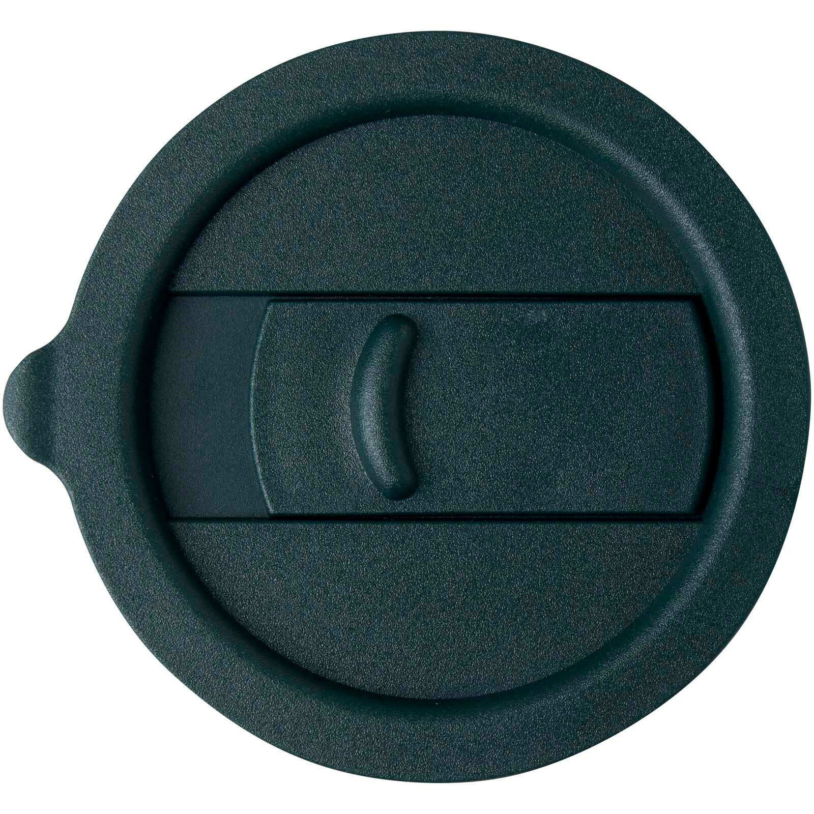 Java 330 ml Keramikbecher mit Silikonhülle und Kunststoffdeckel - grün-282