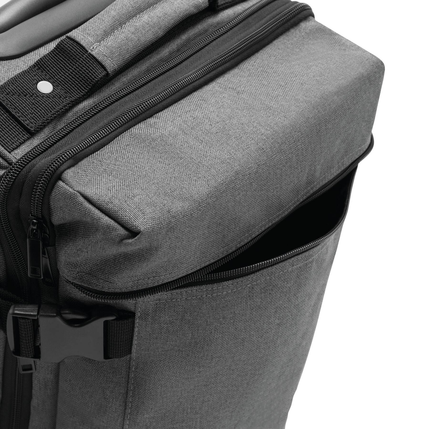 Trolley-Reisetasche VISBY - grau - schwarz-780