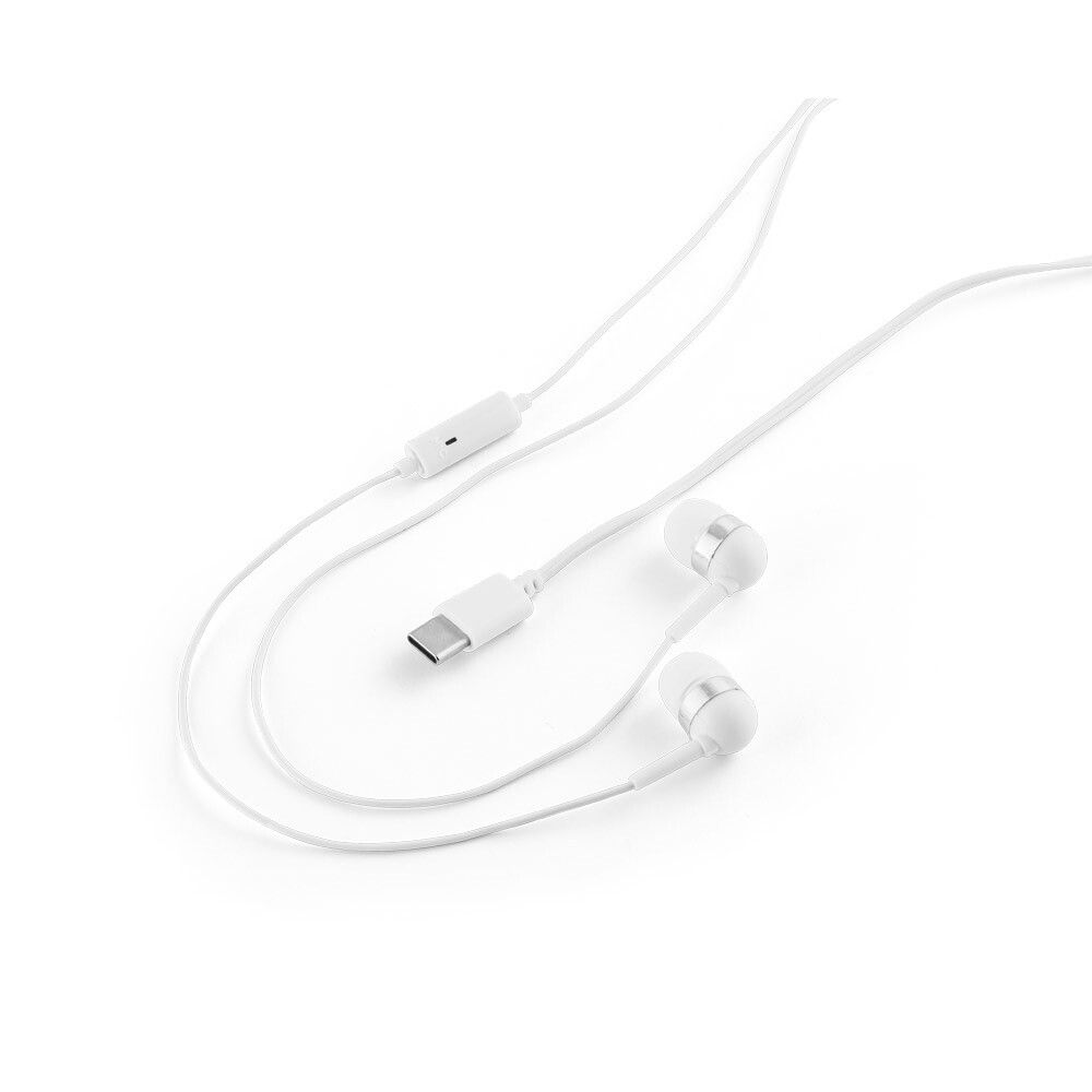 PRESLEY In-Ear Kopfhörer, USB-C-Kabel 1.2 m, Mikrofon, ABS - weiß-448