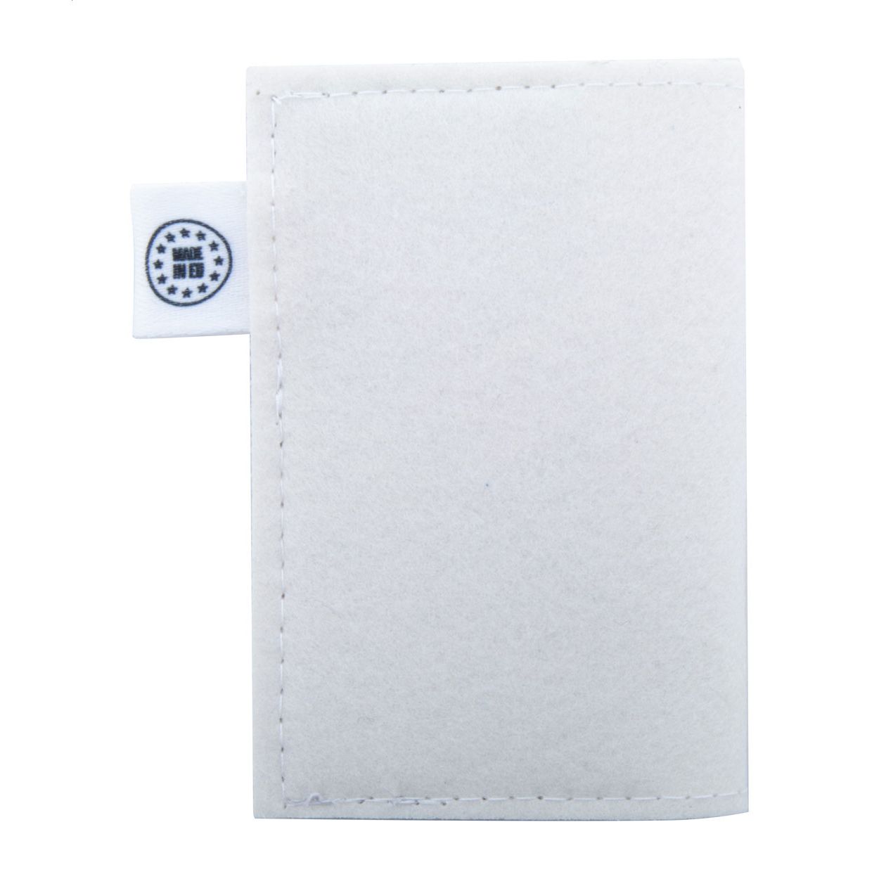 CreaFelt Card Plus Individuelles Kreditkartenetui - weiß - grau-513